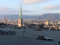 Early morning view from top of funicular (SF1.50)