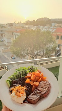 Dinner on the balcony