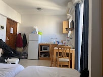 Kitchen area of apartment