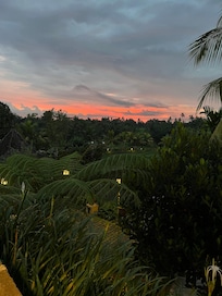 Sunset from restaurant