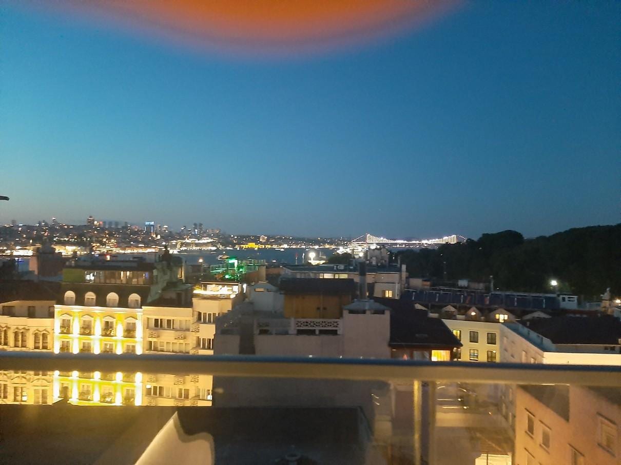 루프탑에서 사진