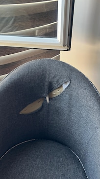 Broken chair in our room