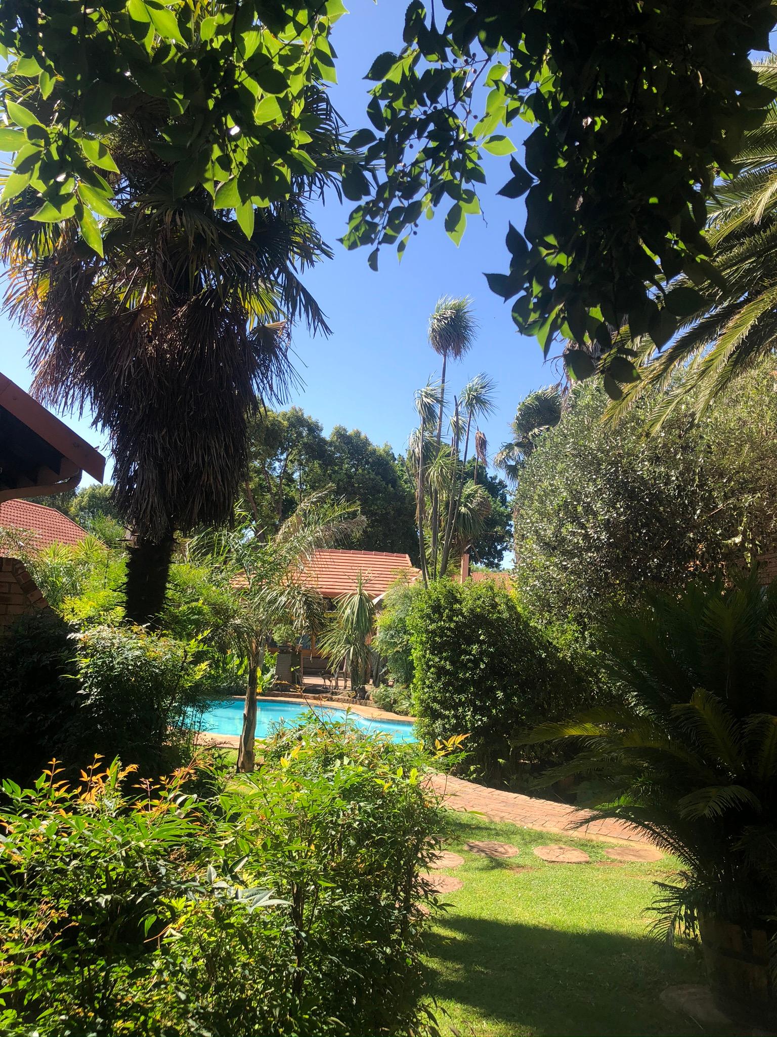 The pool gets sun all day long and the water 💦 is beautiful to cool 😎 off on a hot day 