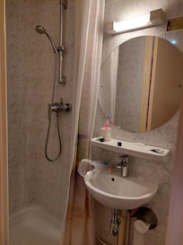 Very small but clean Toilet/bath