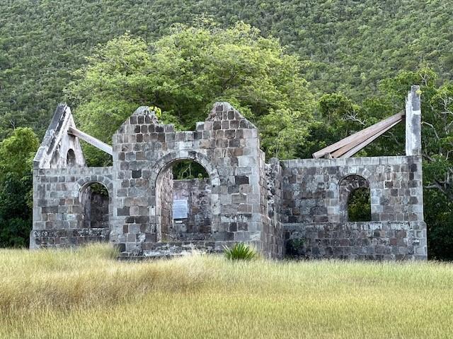 Historic ruins on the grounds