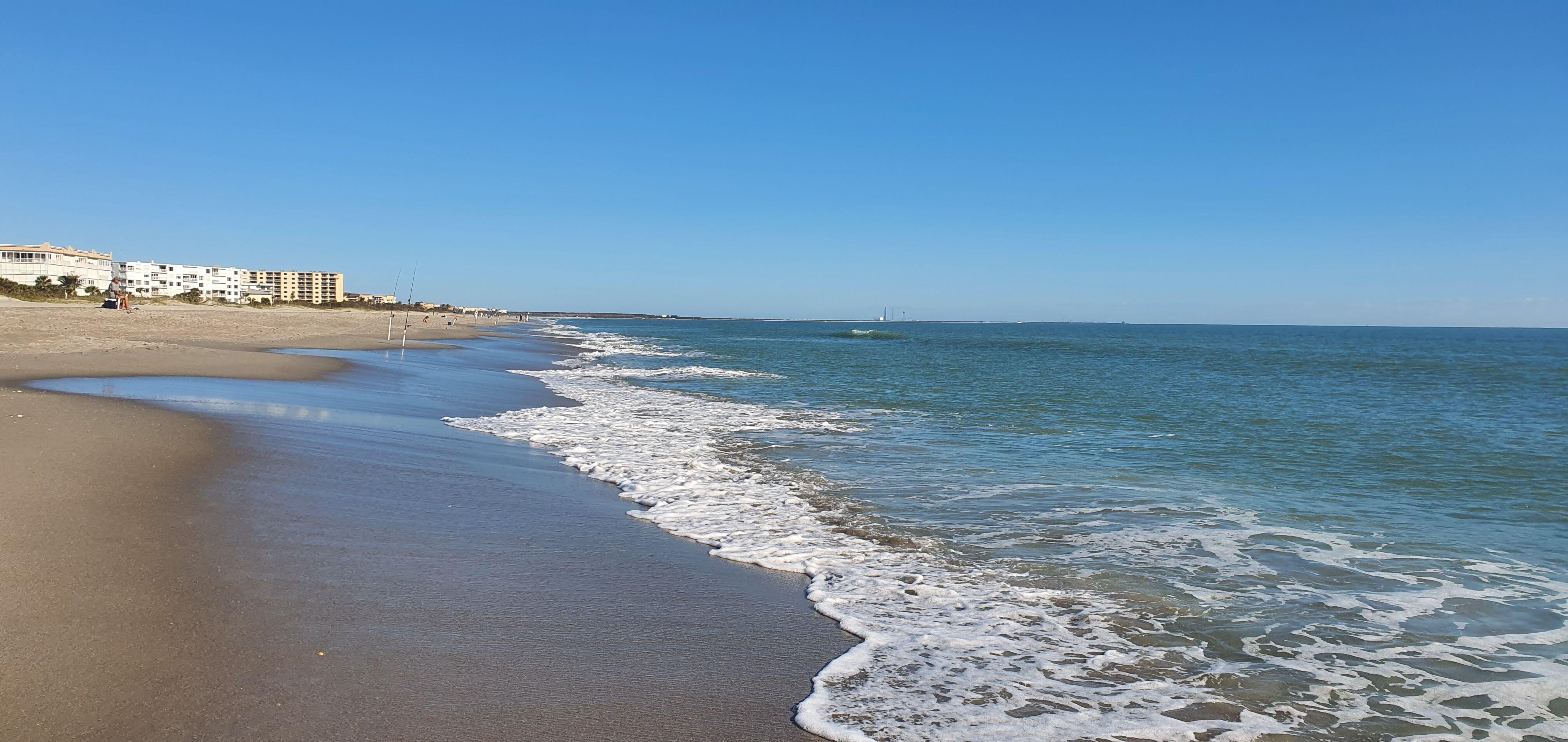 Deilig strand på Cocoa Beach