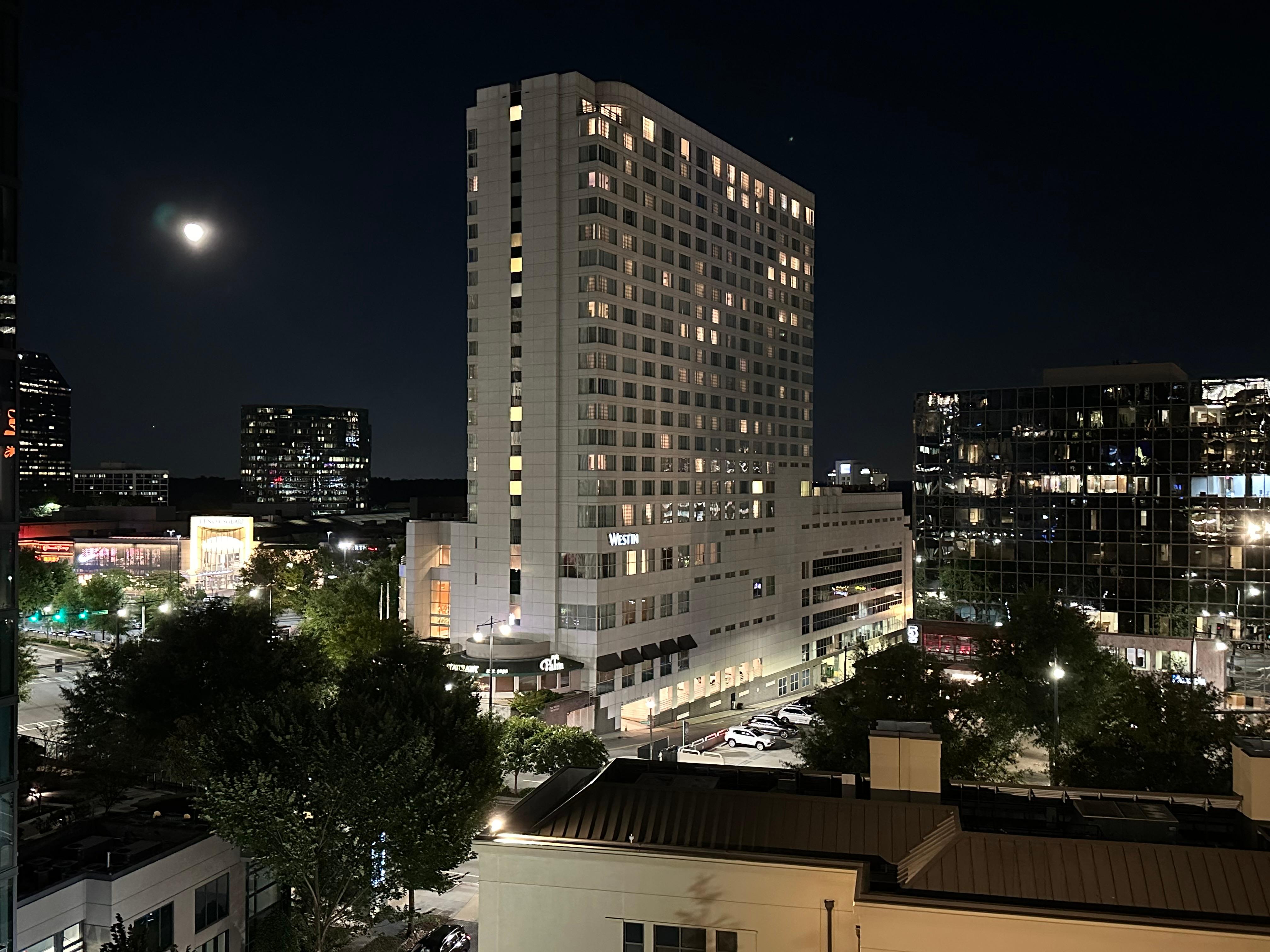 View from the terrace of junior suite 606