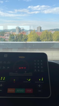 Skønt view, når der trænes om morgenen.