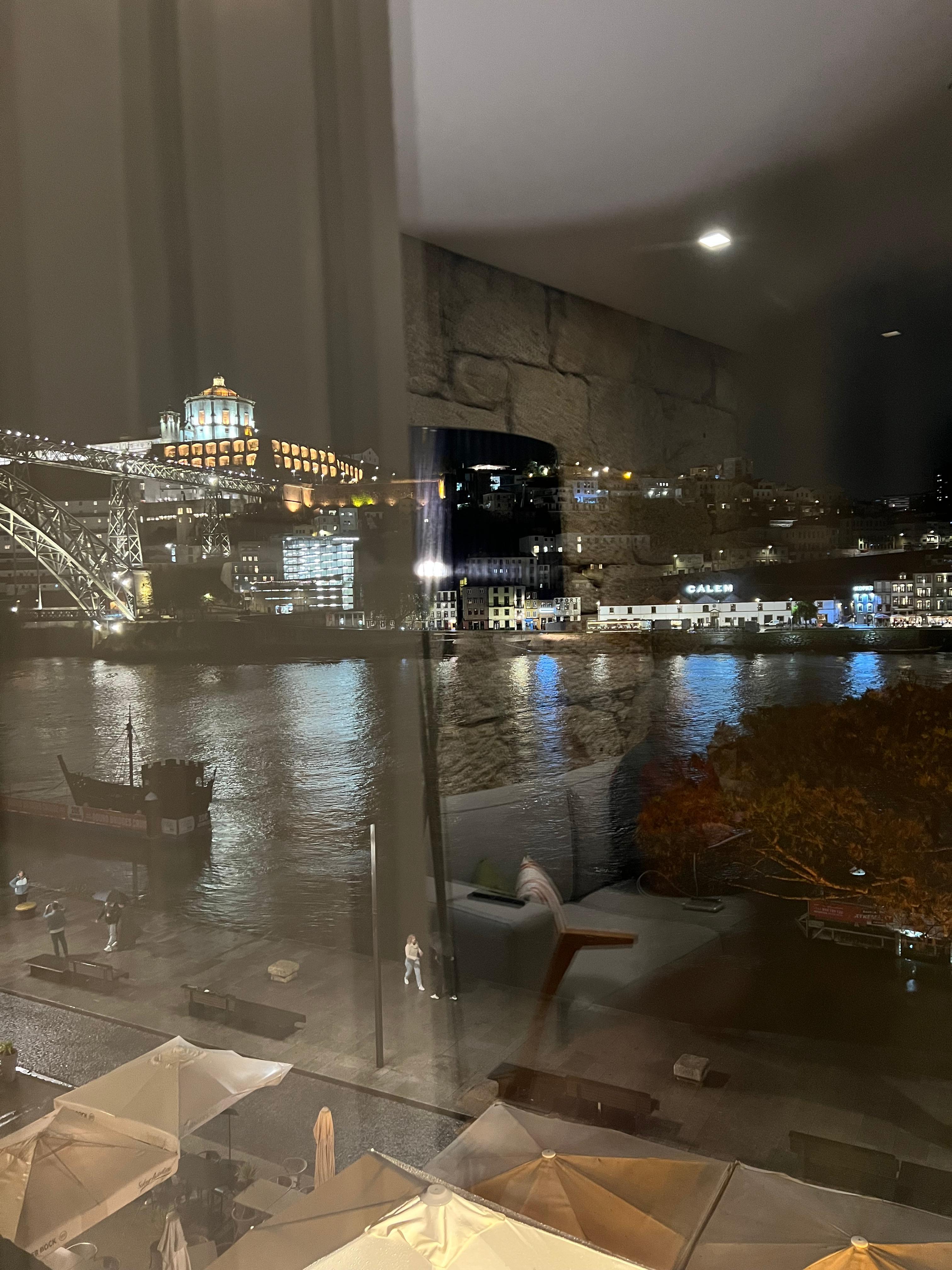 Night view from room