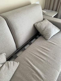 Couch bed - you can’t sit on it.