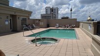 Rooftop pool
