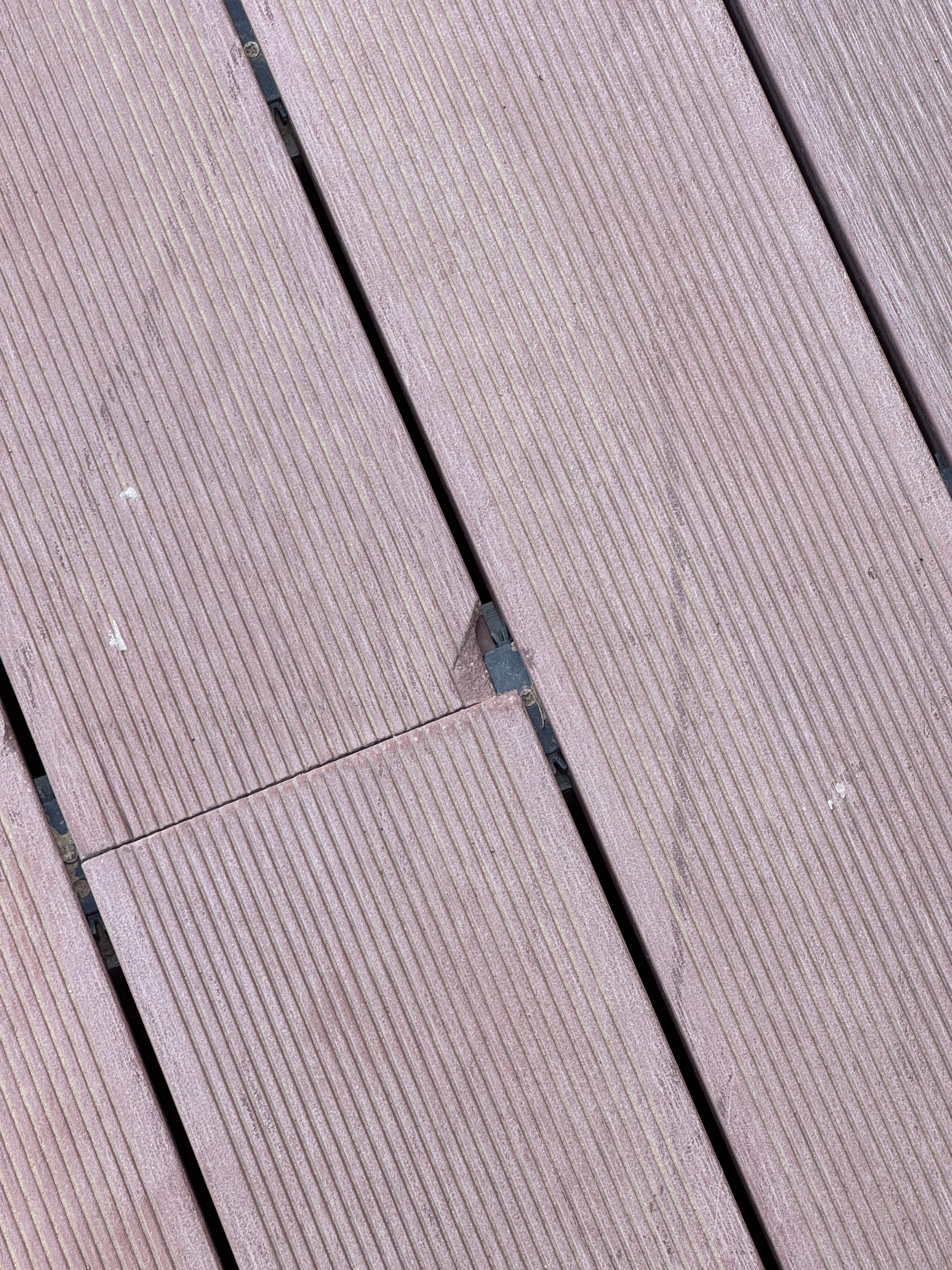 Broken decking 