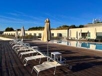 The pool ( not heated)