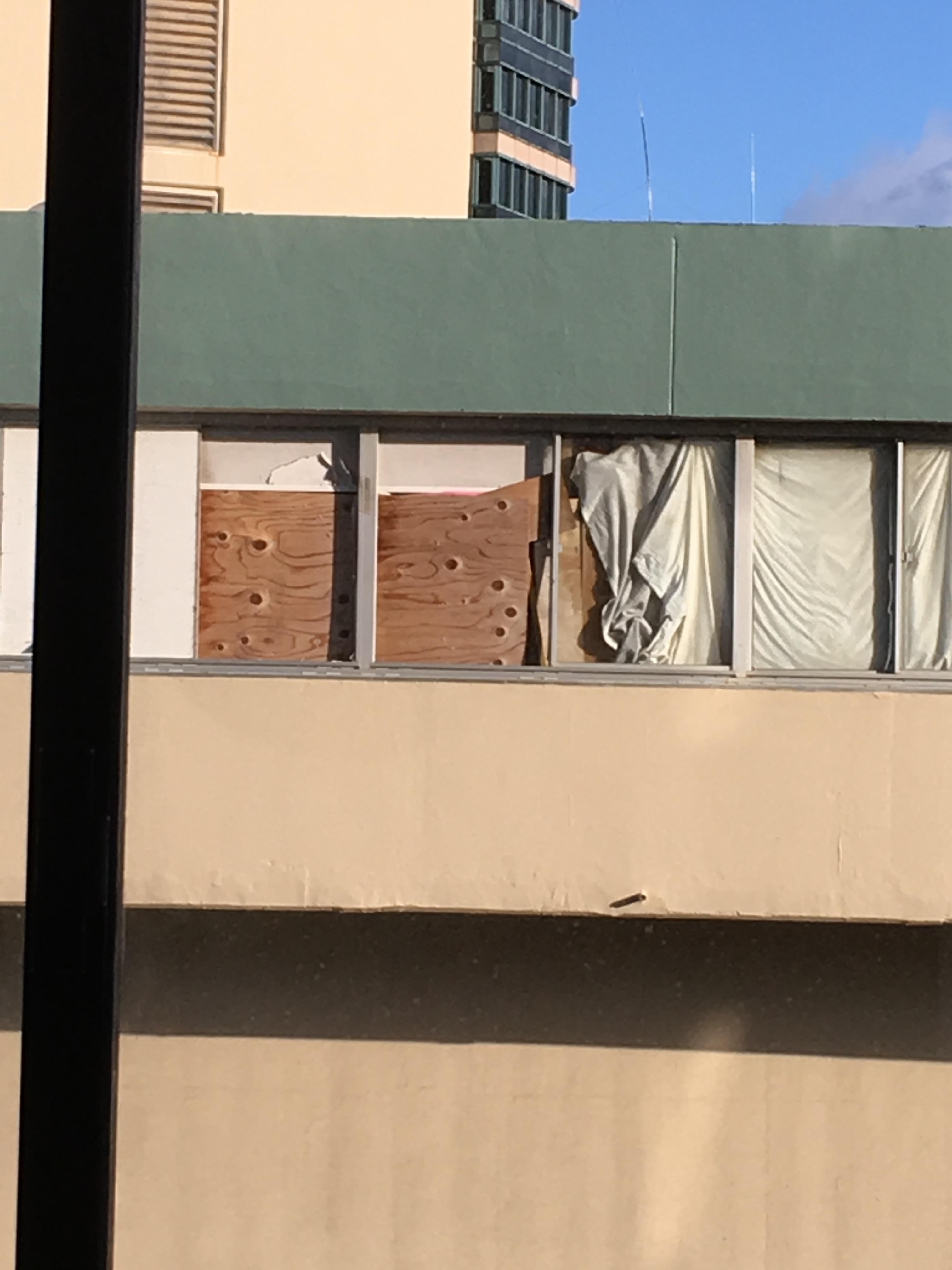 View our our window.