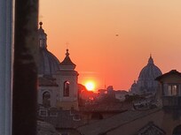 Blick v Balkon in der 5. Etage Richtung Vatikan