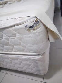 Colchão do quarto 801 (no 1104 as condições eram parecidas)