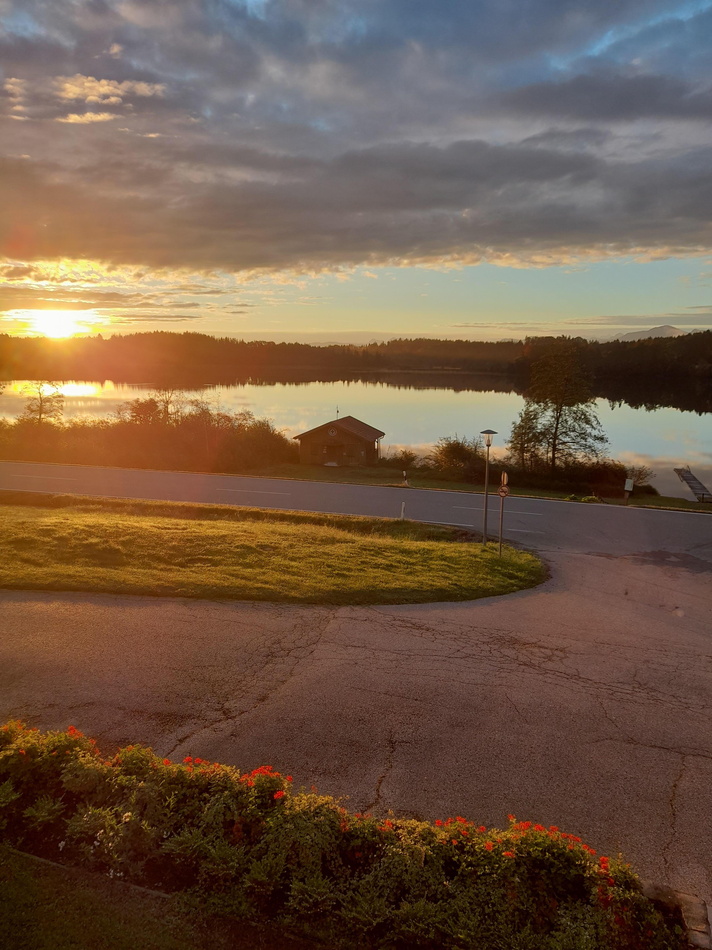 Der Pelheimersee 
Sonnenaufgang