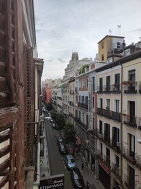 Vue de jour de notre balcon