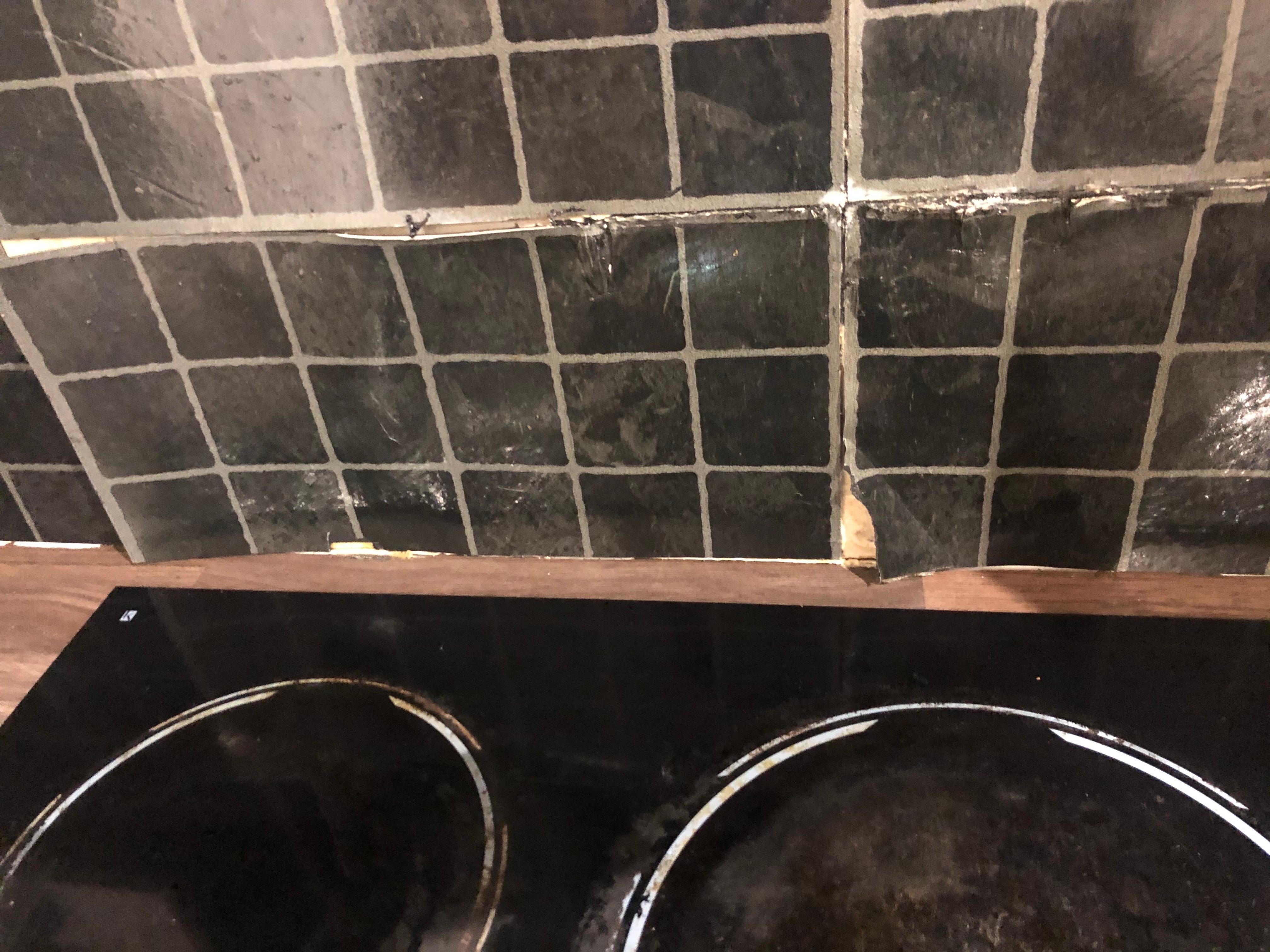 Over komfyren. Dette er en brann felle