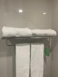 Some days up to capacity of towels to 2 but we were 3 and has paid extra for that