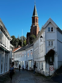 Picturesque Tvedestrand village.