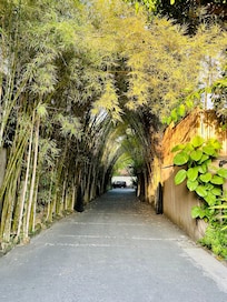 Entrance of resort