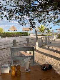 Vue en prenant le petit déjeuner