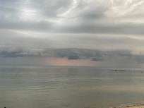 Approaching storm across the bay
