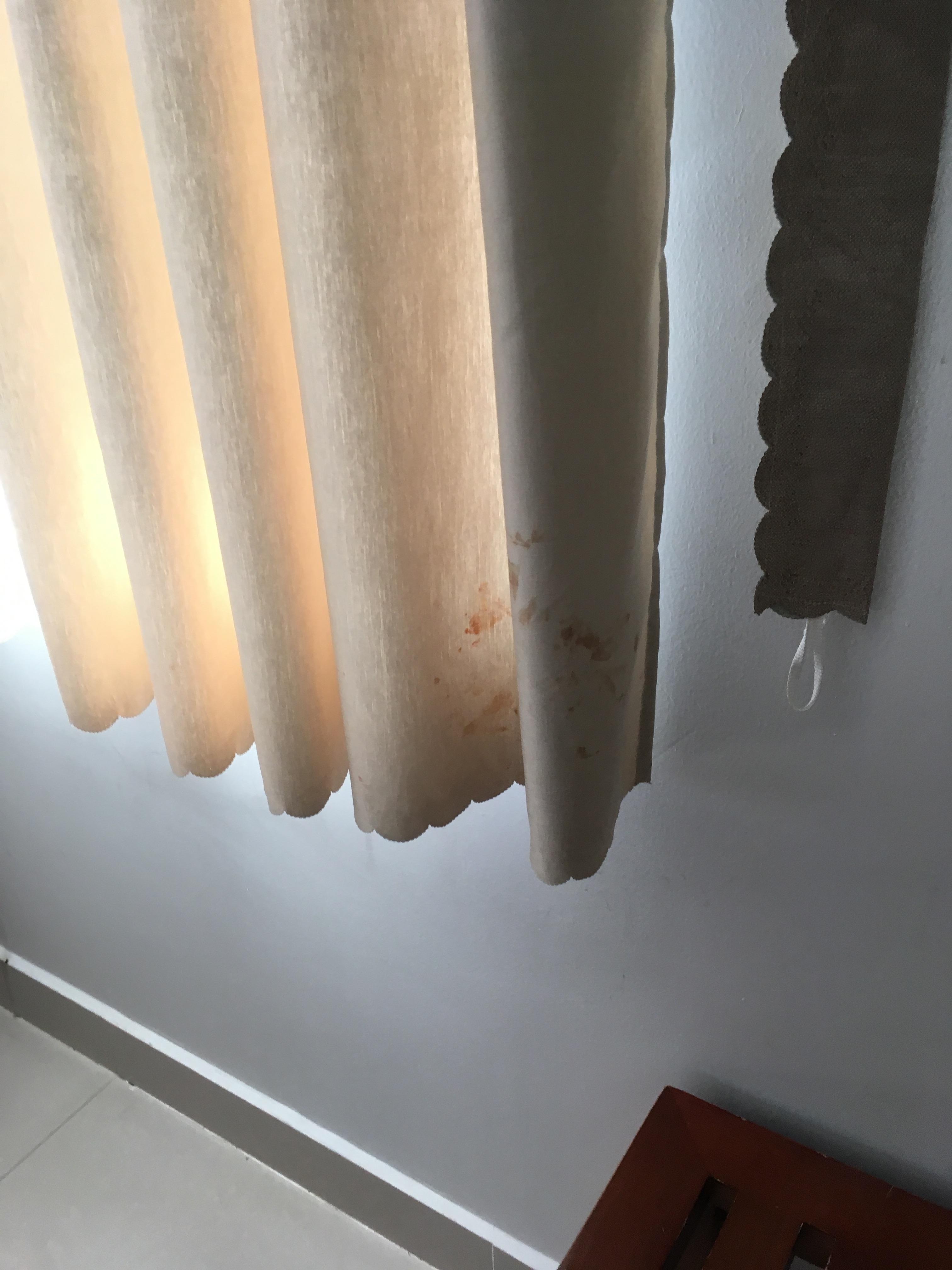 Stained curtains 