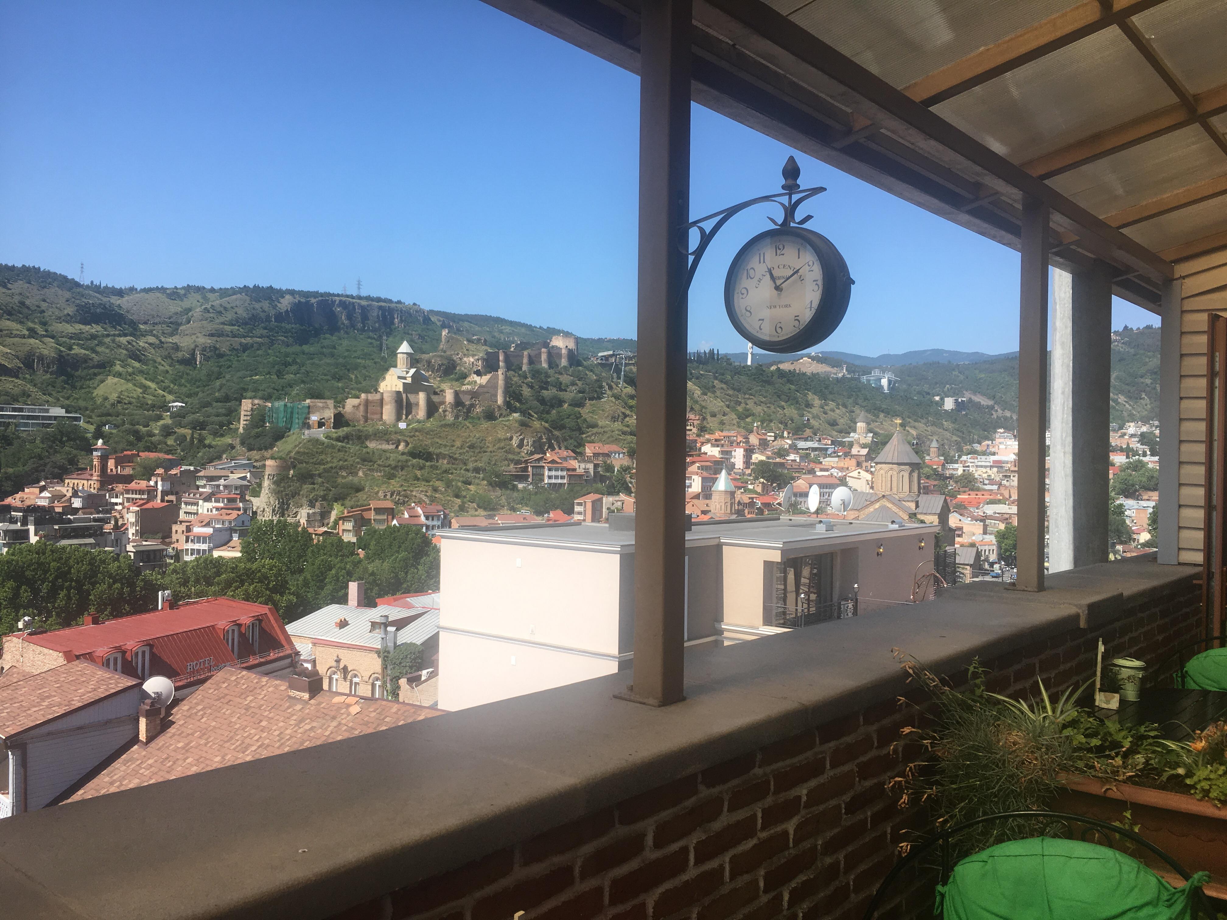 Restaurant balcony 