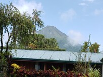 Volcano view from property