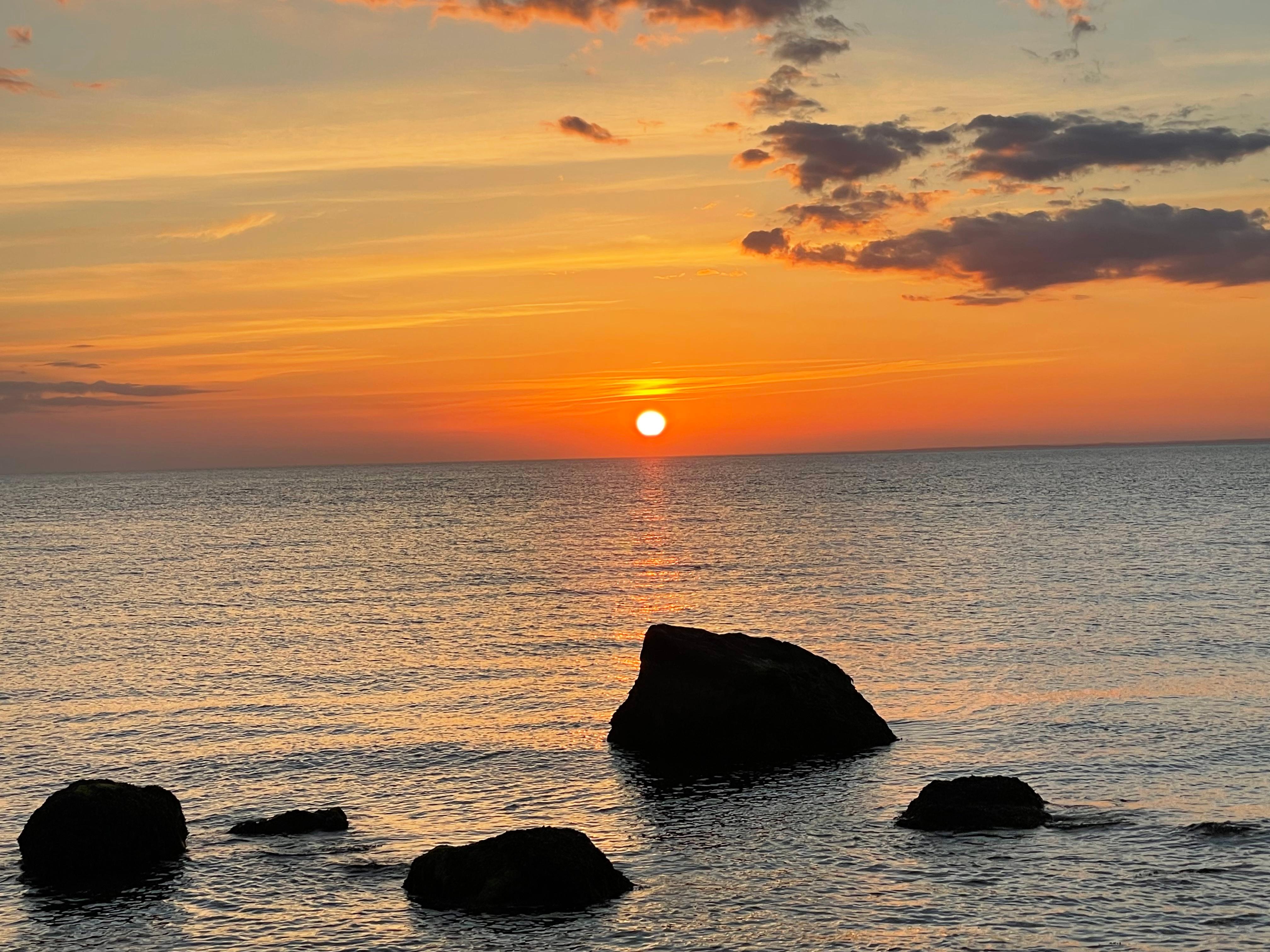 Sunset from the Beach on 6/13/21