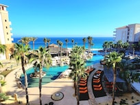 View over main pool area