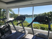 View from the hotel gym