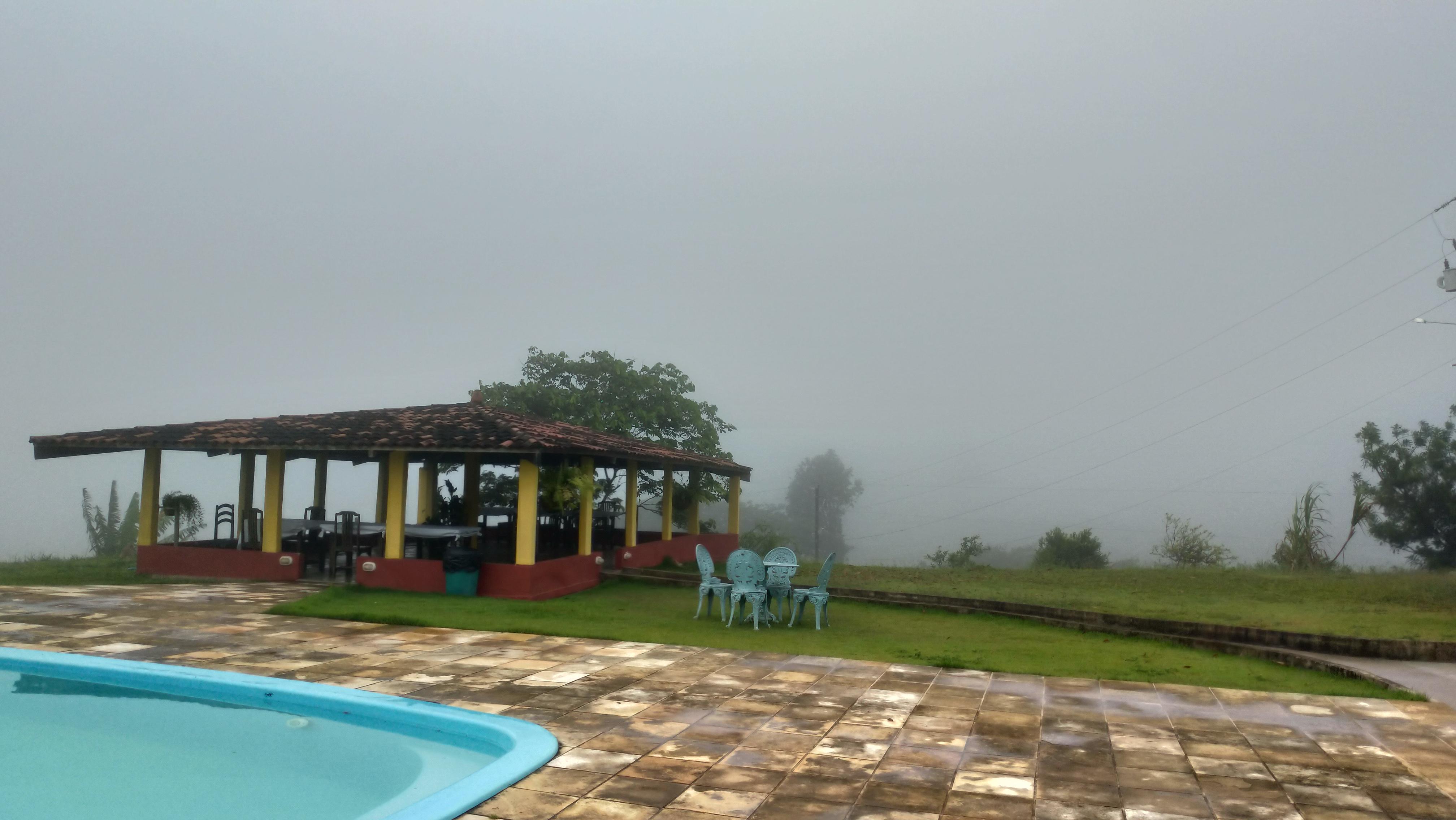 Área da piscina