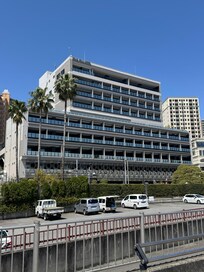 The hotel from the beach view