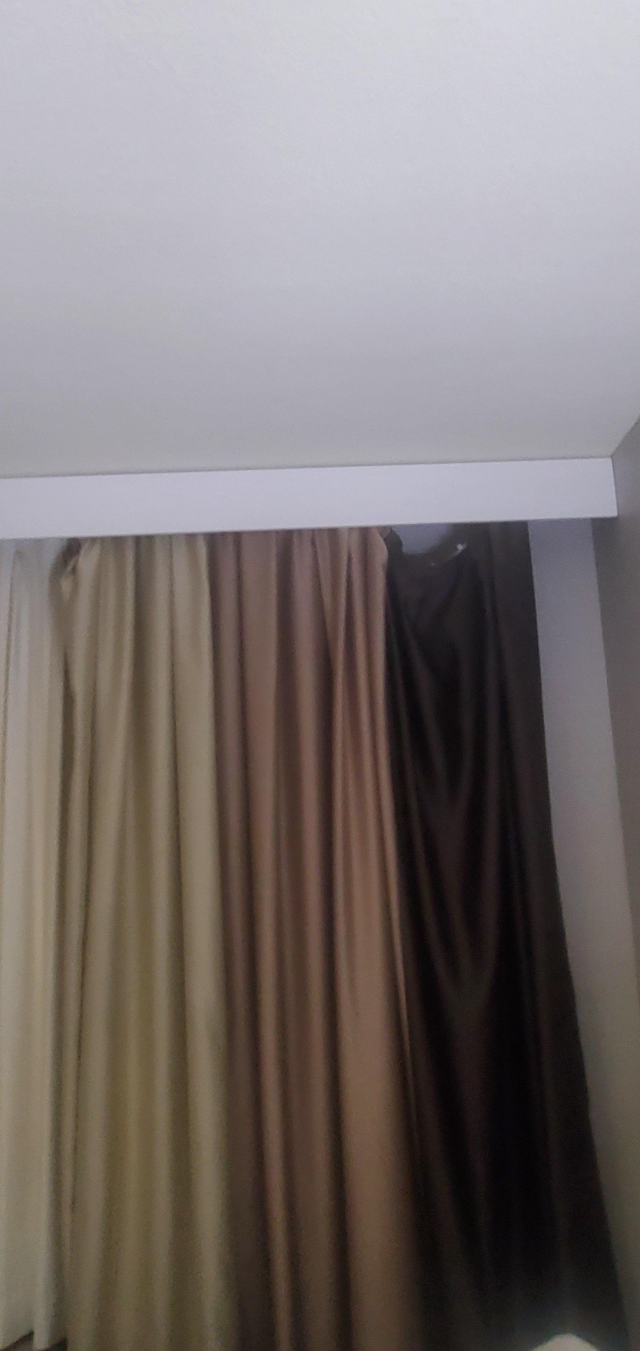 Curtains not secured