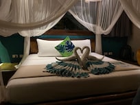 The bedroom.