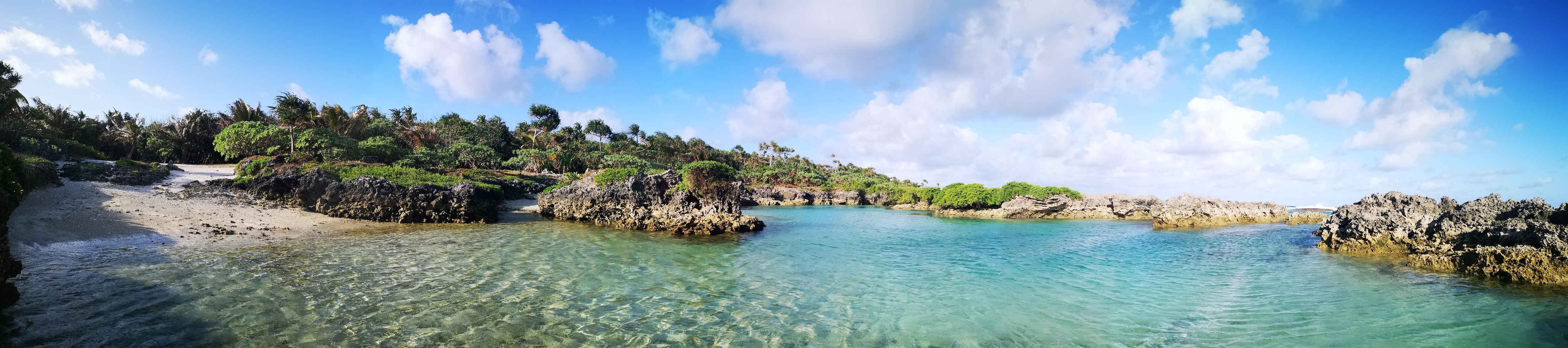 Natural lap pool