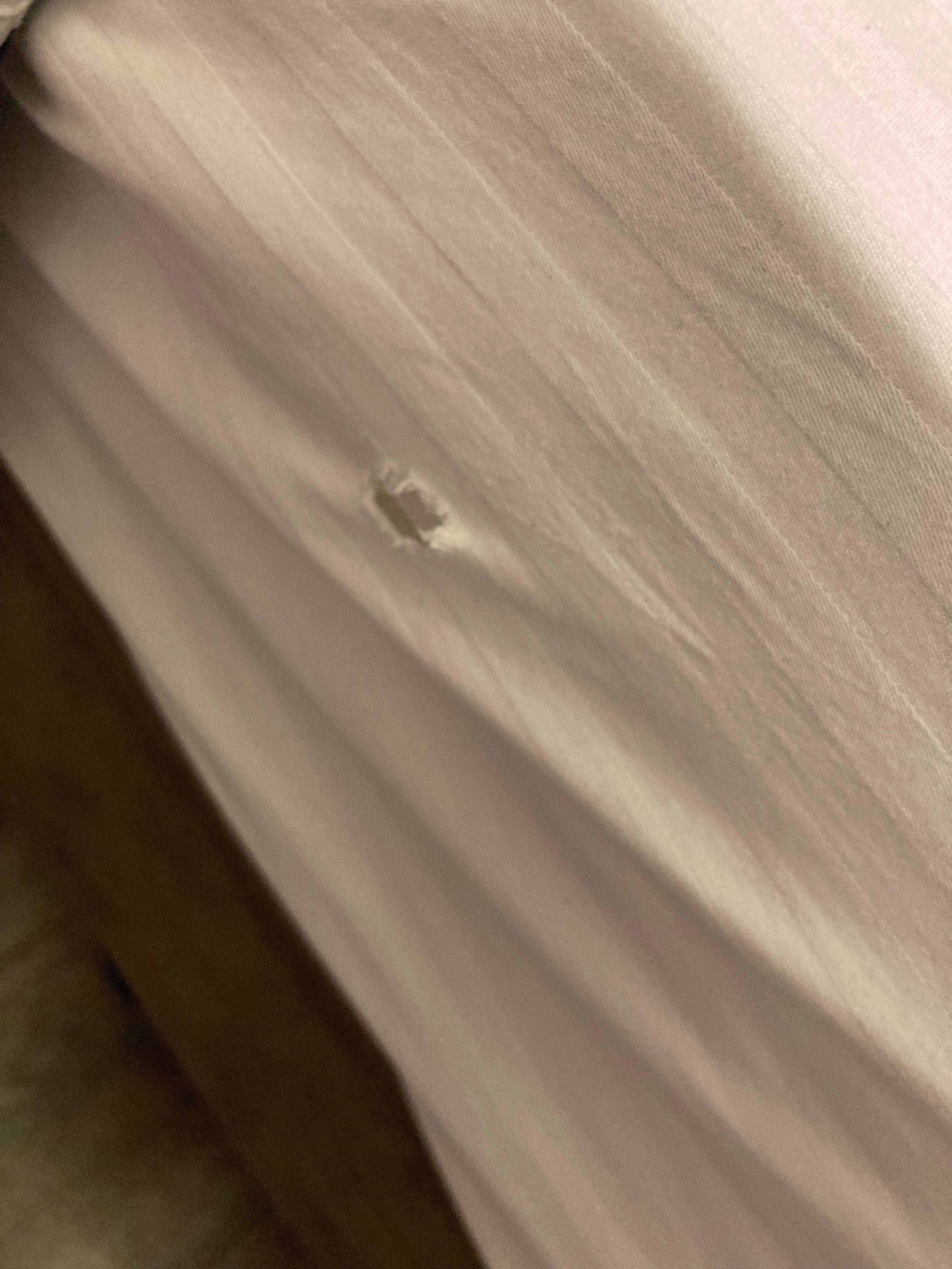 The hole in the sheet