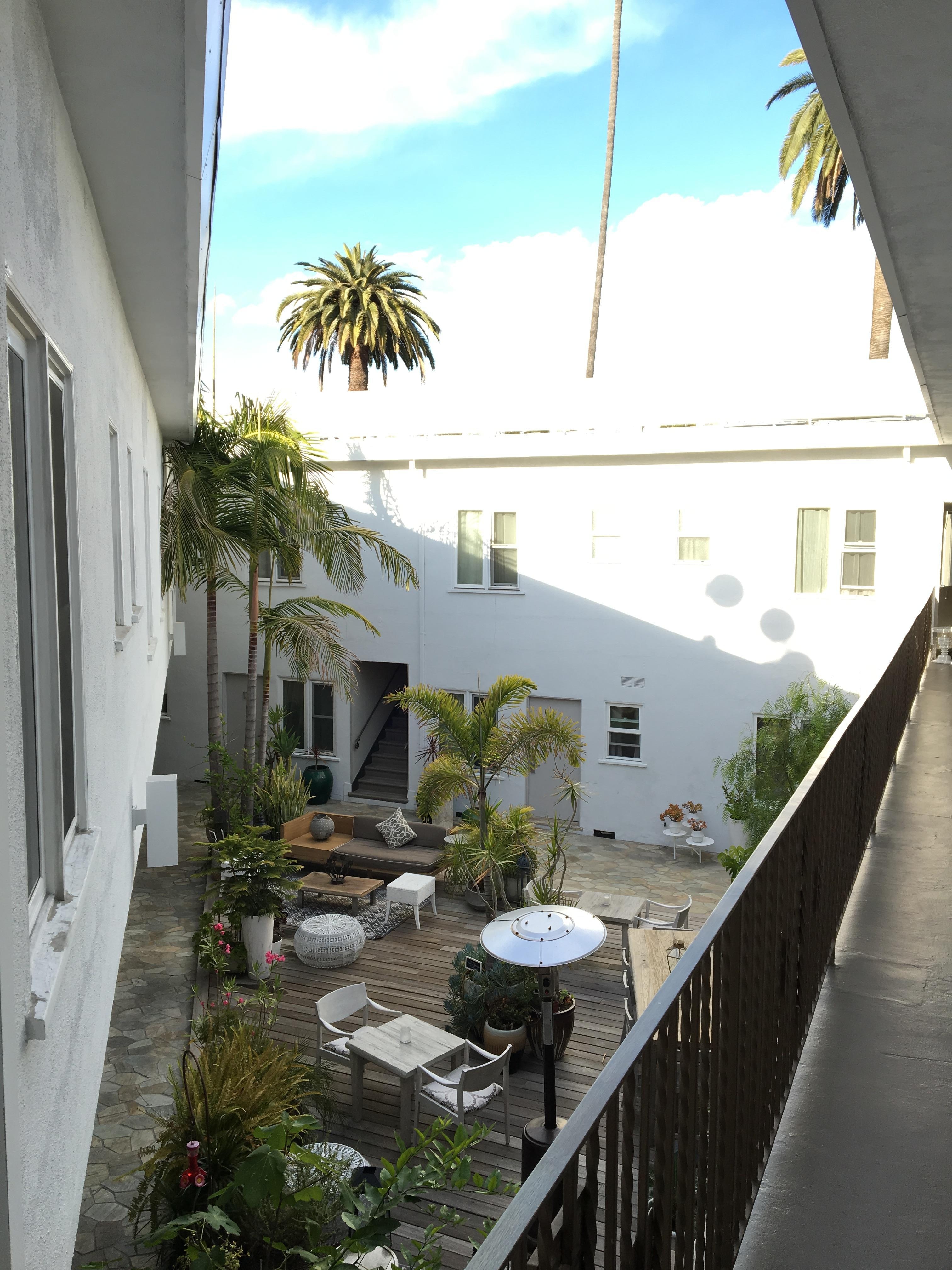 The courtyard
