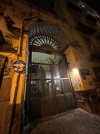 This is the entrance to the hotel