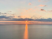 Solopgang fra lejligheden