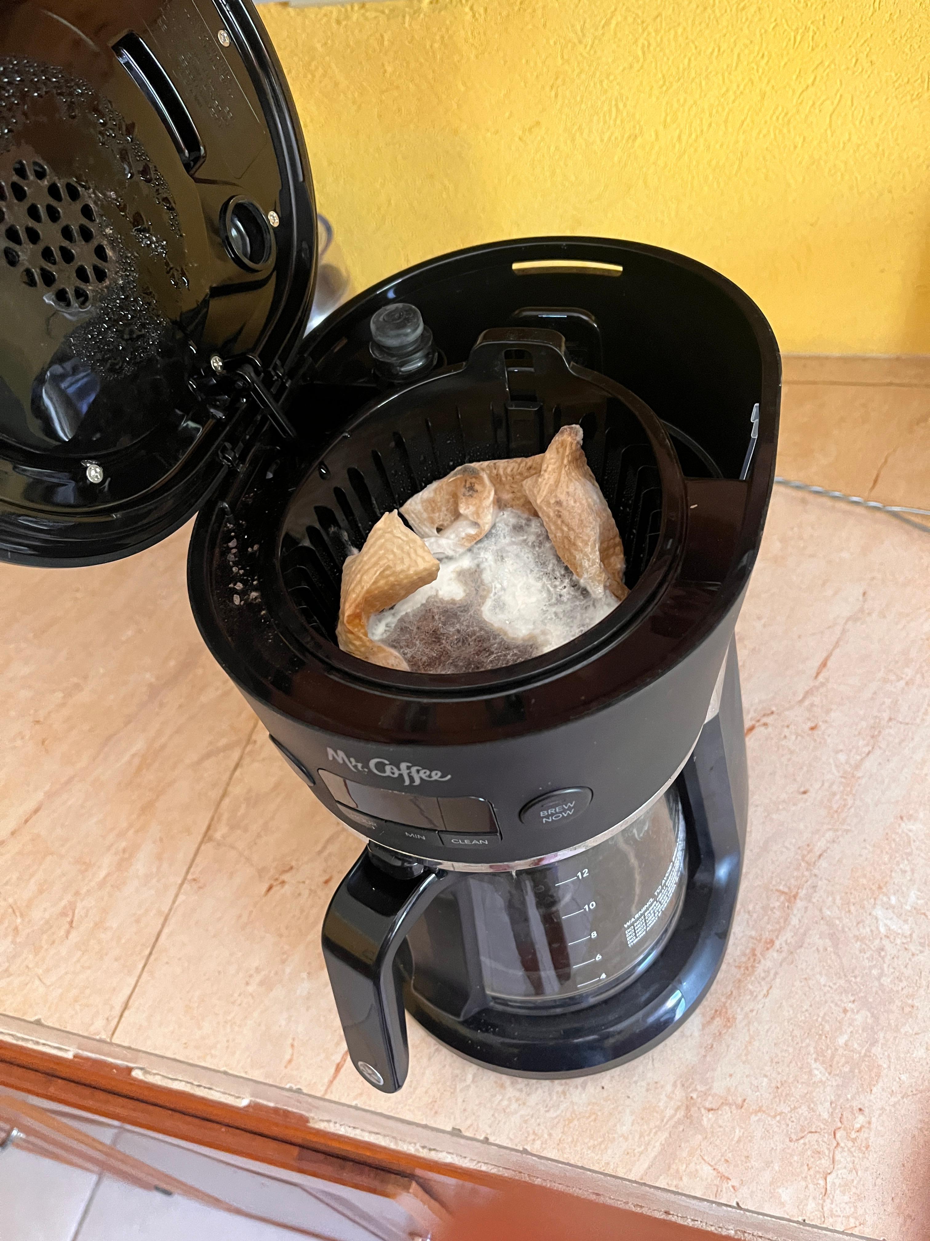 Moldy coffee maker