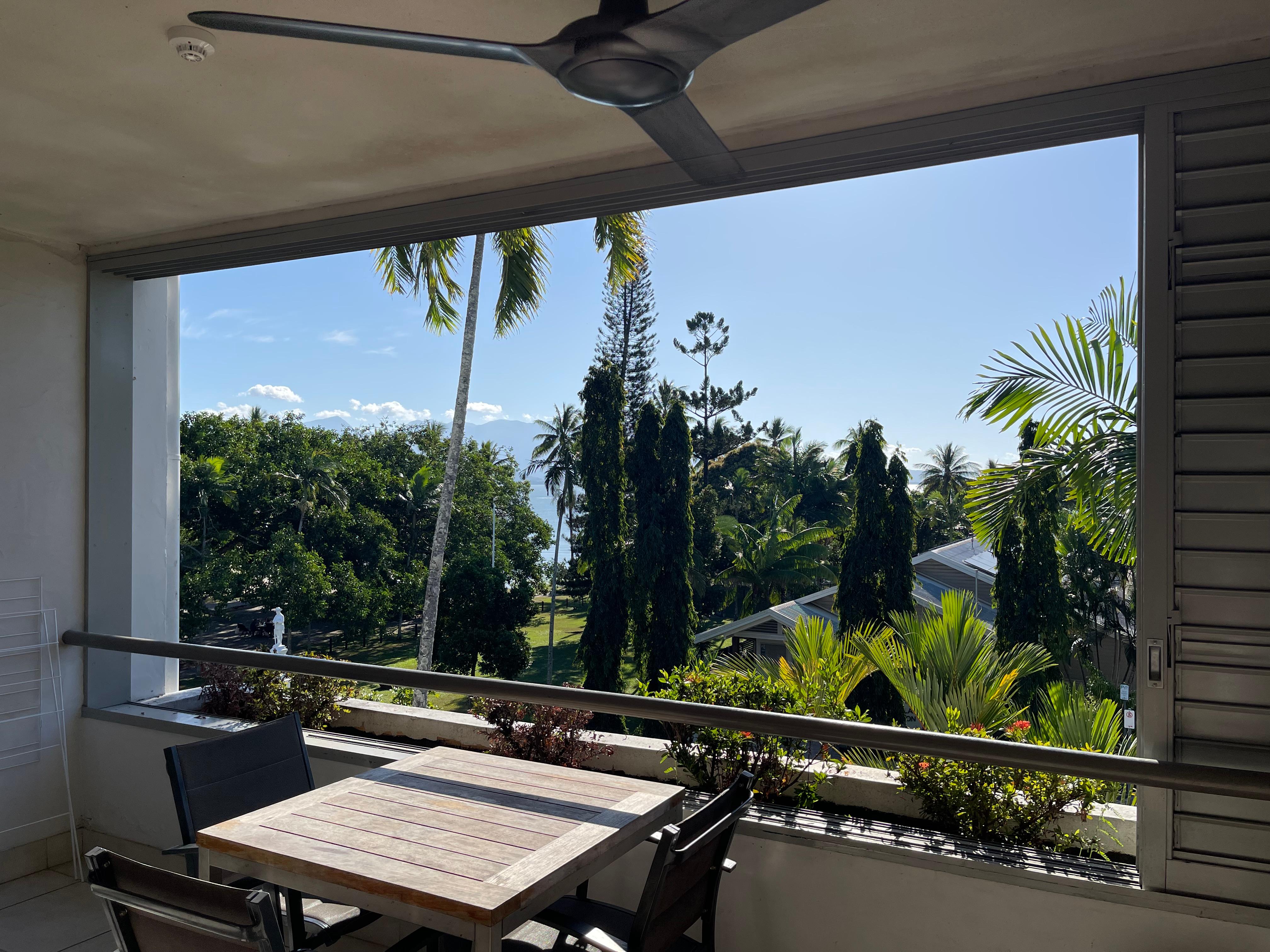 Balcony and kitchenette 