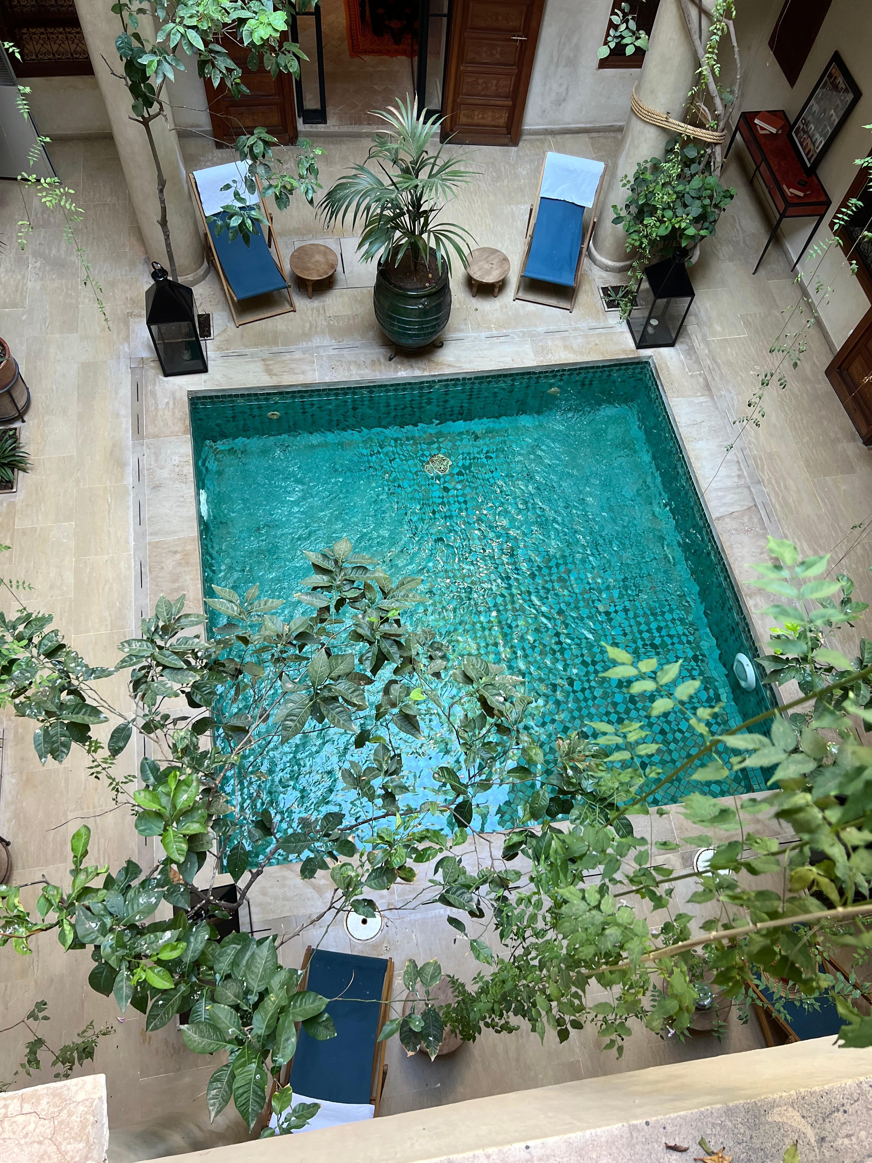 Riad pool