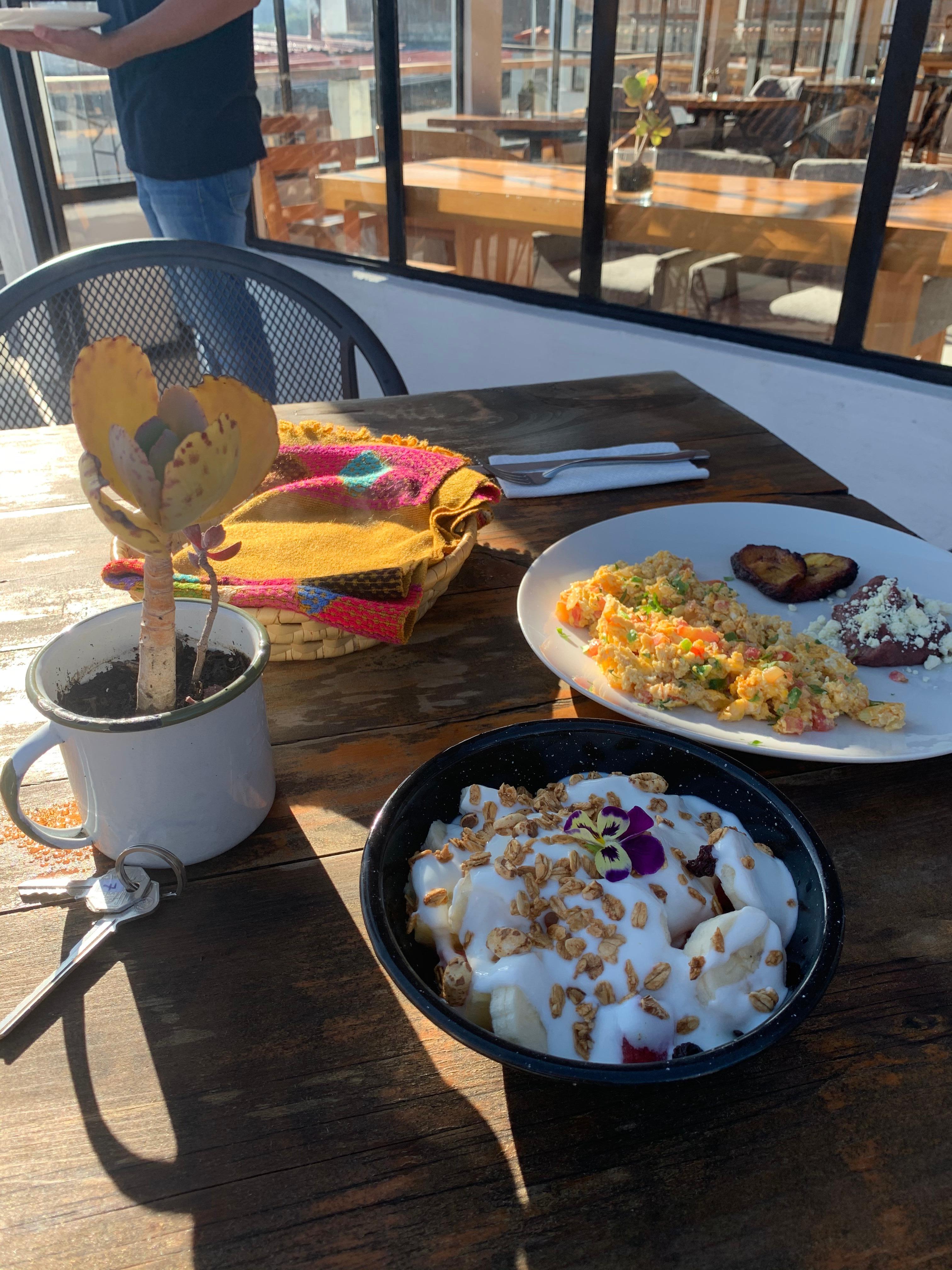 Breakfast on the terrace