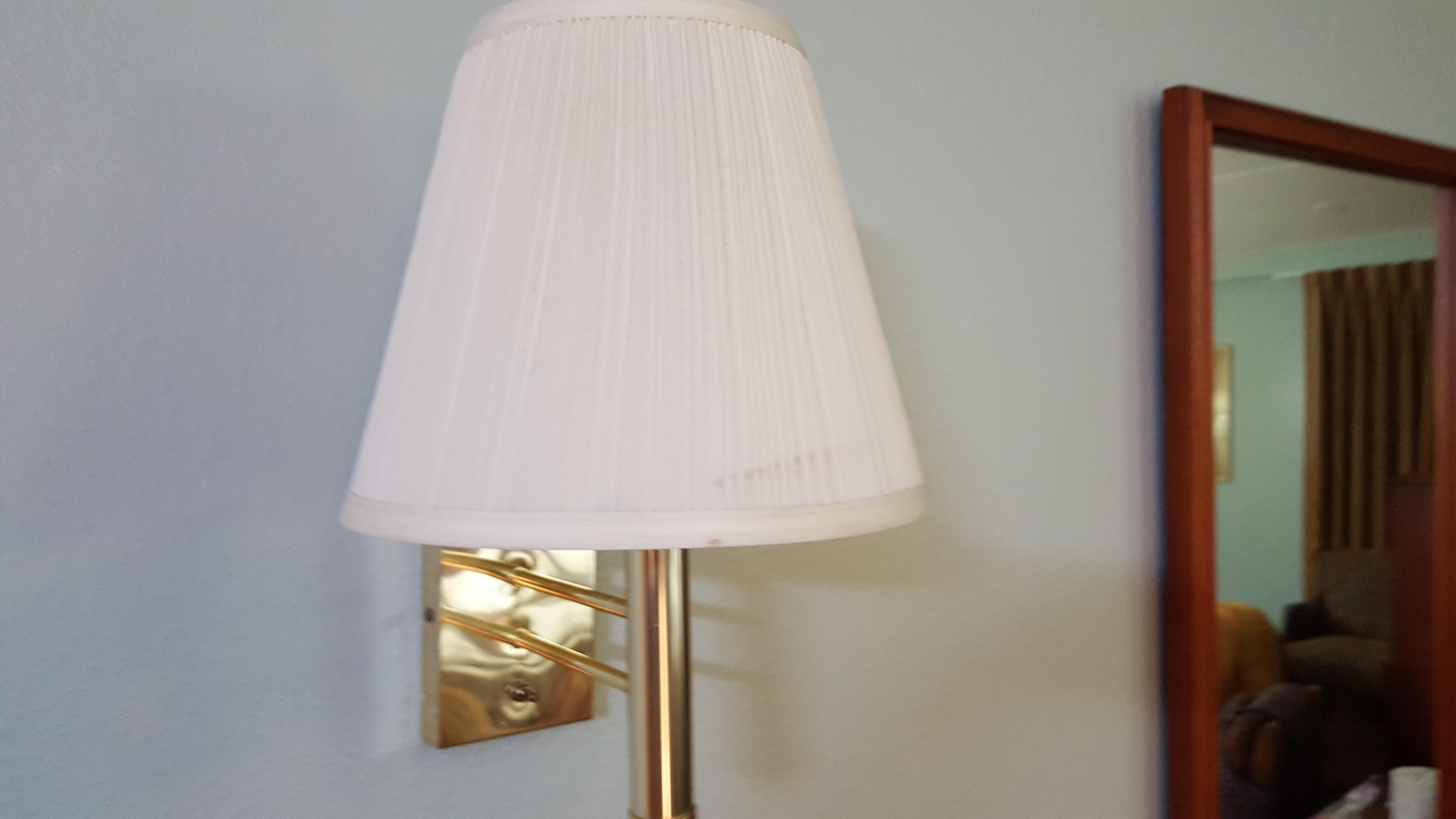 dirty lamp shade