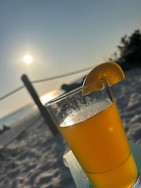 Sunset drink at Beach House 3/4 miles down the street