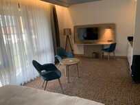 Quarto visto da cama